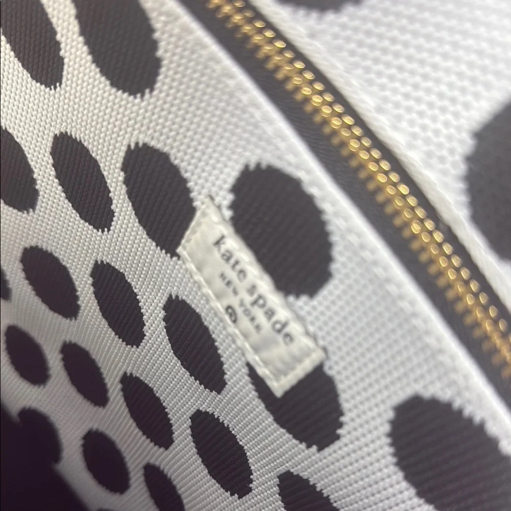 Kate Spade knit color block Black and White Tote Bag NWT - Picture 14 of 14